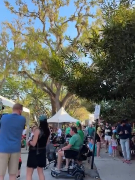 Community event during Oktoberfest in Downtown Winter Garden Florida