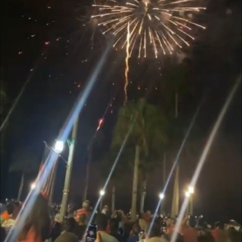 Fourth of July fireworks in Celebration FL